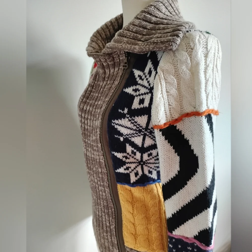 Desigual Moto Jacket Sweater - Picture 8 of 14